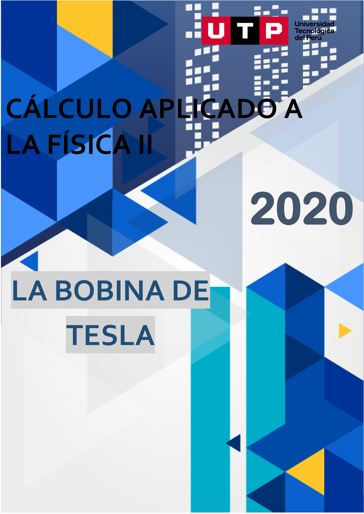 Trabajo Final Fisica 2-1 - 2020 C¡LCULO APLICADO A LA FÕSICA II LA ...