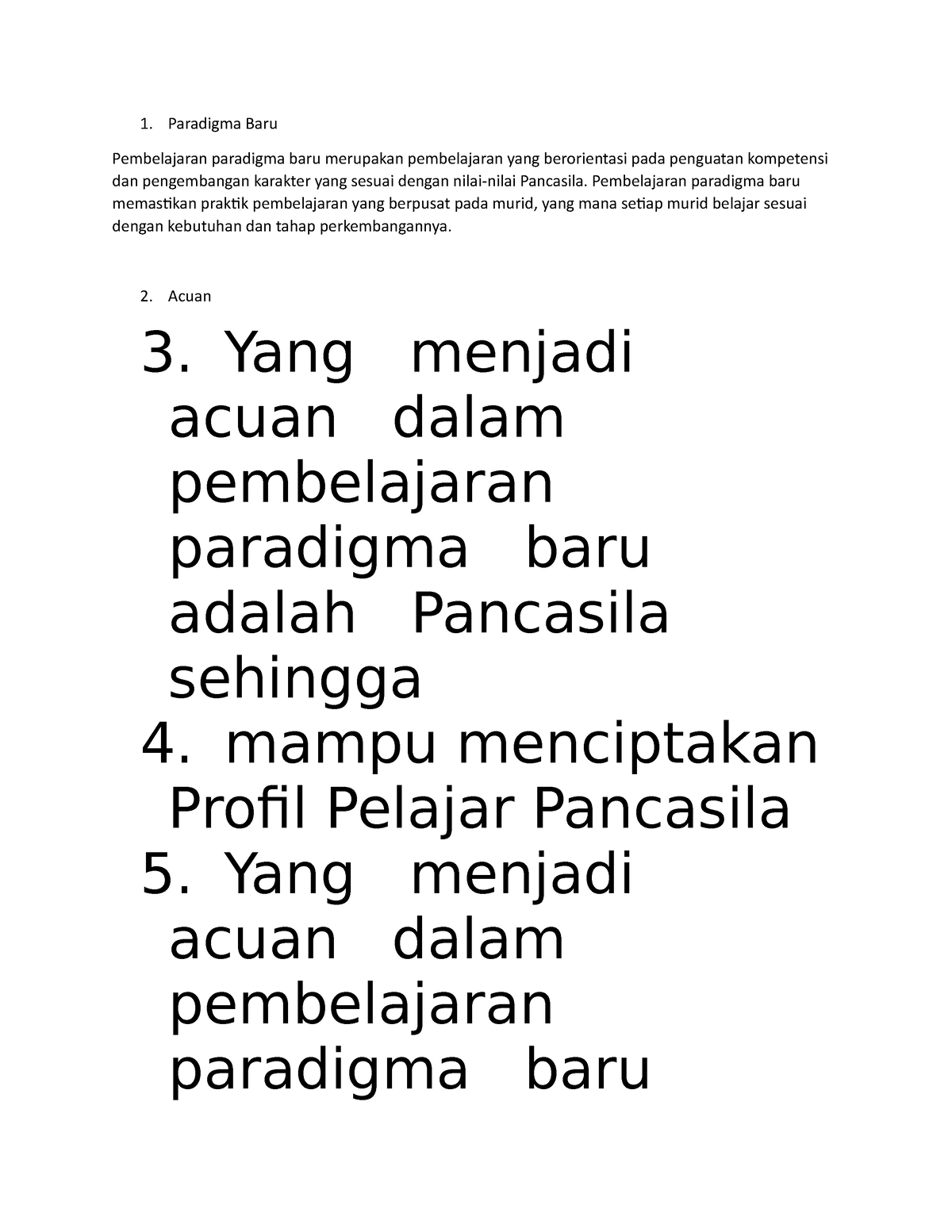 Paradigma Baru - Paradigma Baru Pembelajaran Paradigma Baru Merupakan ...