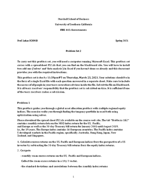 JP Morgan Investment Portfolios - FBE 441 - Studocu