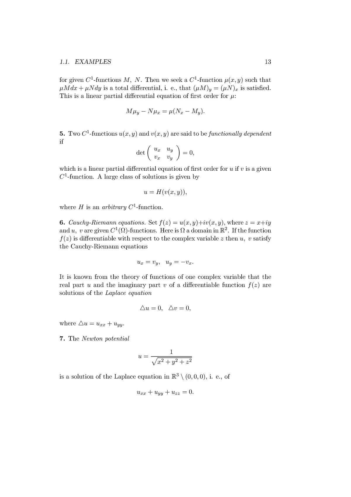 Fisika matematika-5 - Equations from variational problems - 1. EXAMPLES ...