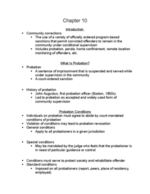 Intro Criminal Justice Chapter 11 - Chapter 11 The Three “P’s” Of ...