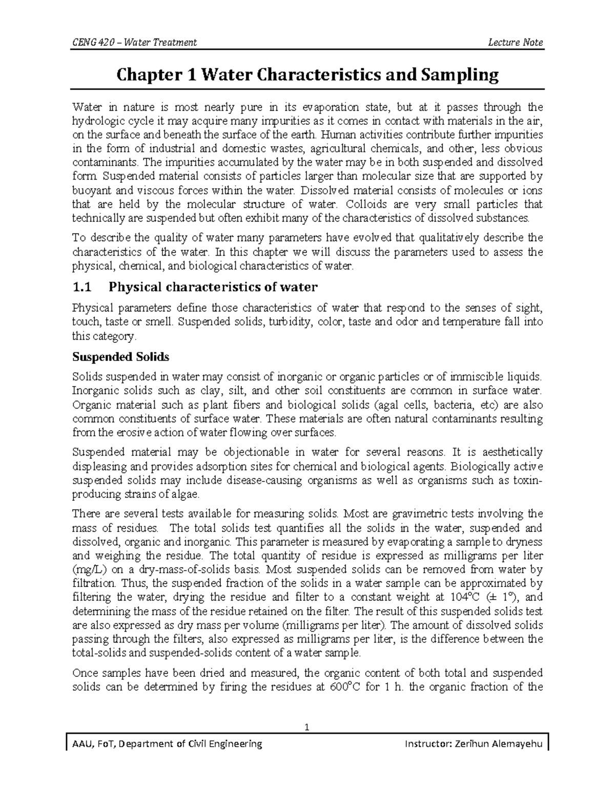 Ch1_Water_Characteristics_and_Sampling.pd - 1 Chapter 1 Water ...