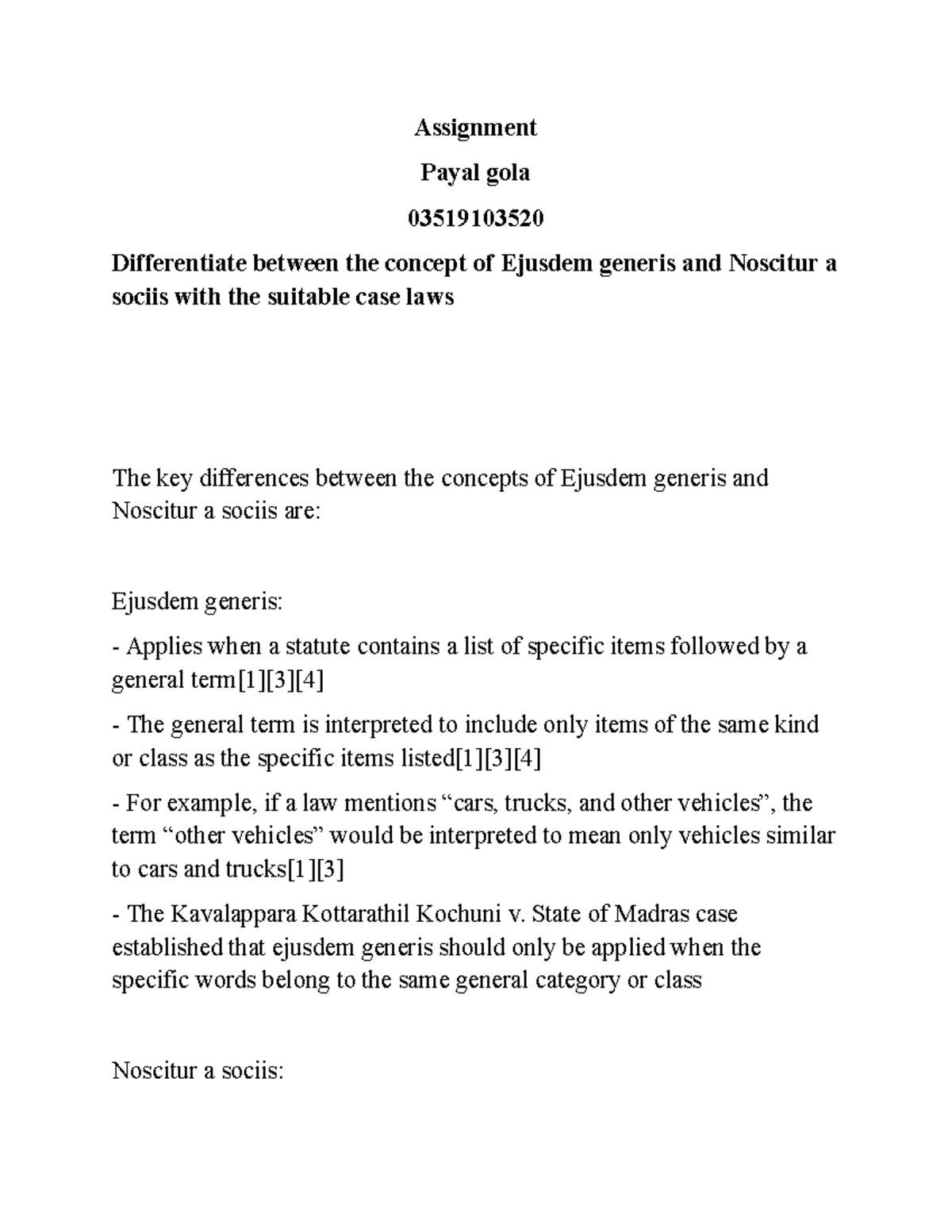 Psda u4 - Assignment Payal gola 03519103520 Differentiate between the ...