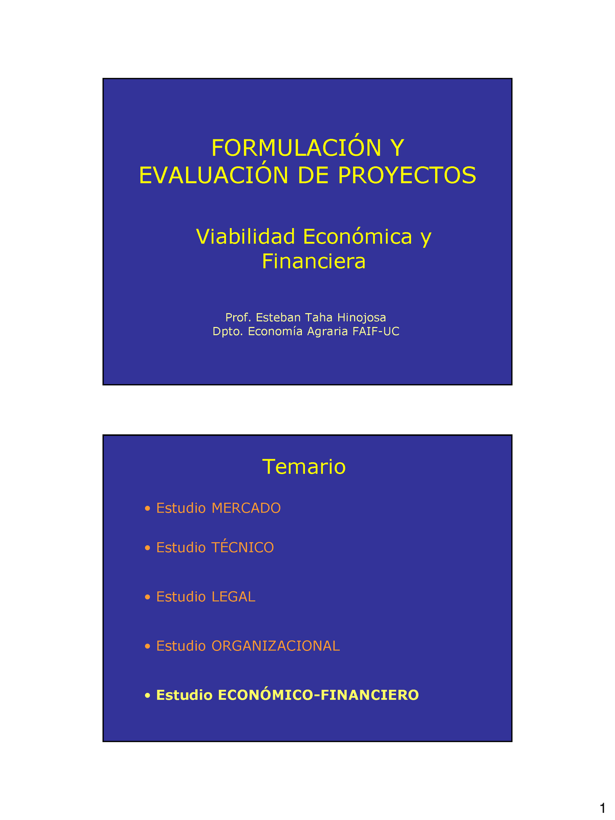 05 Estudio Económico Y Financiero - FORMULACI”N Y EVALUACI”N DE ...