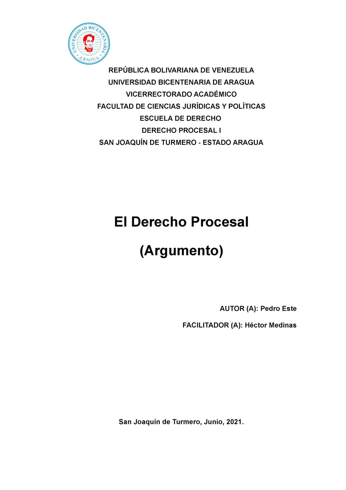 República Bolivariana De Venezuela RepÚblica Bolivariana De Venezuela Universidad Bicentenaria 5195