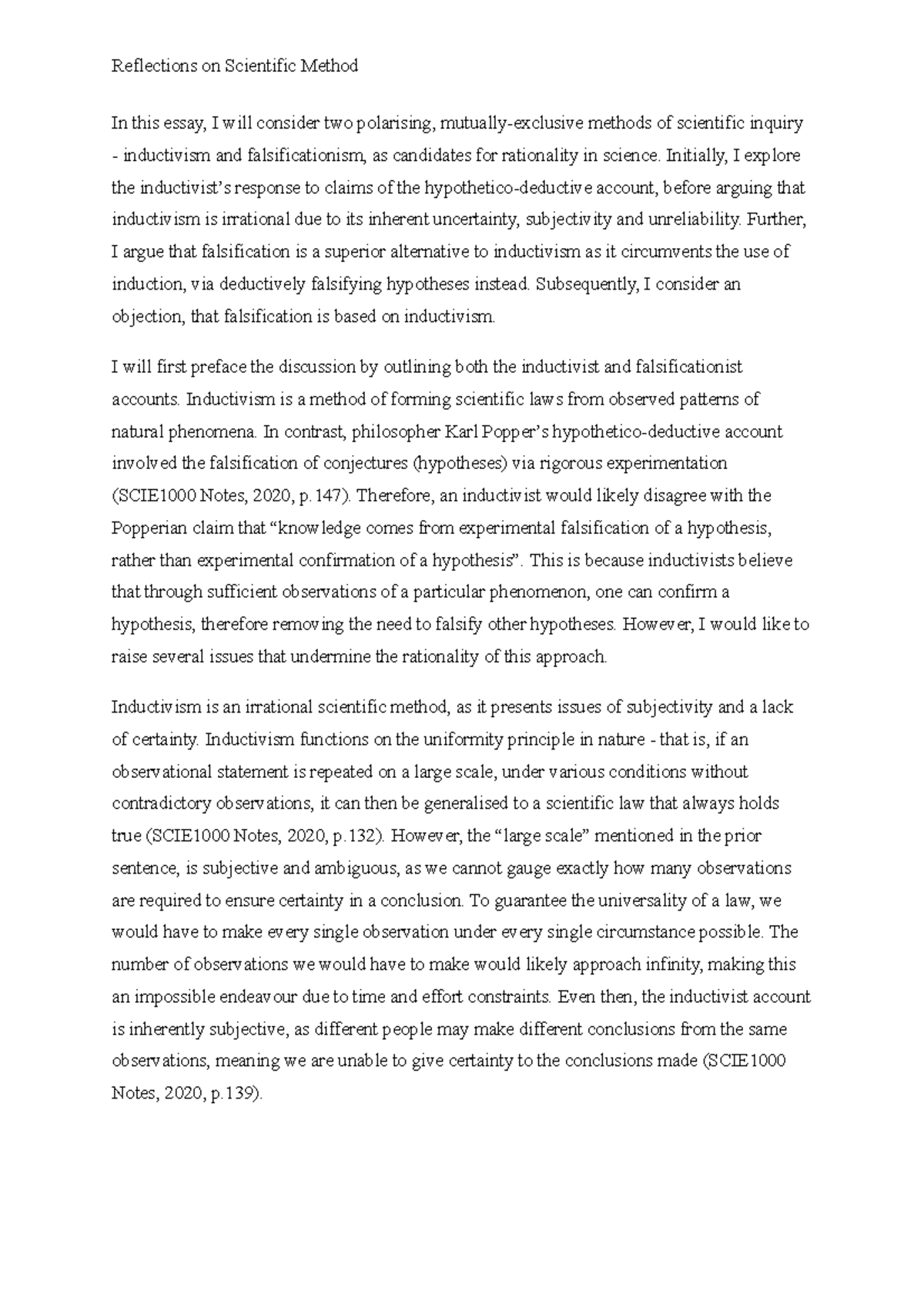 Scie1000 philosophy essay 08 picture