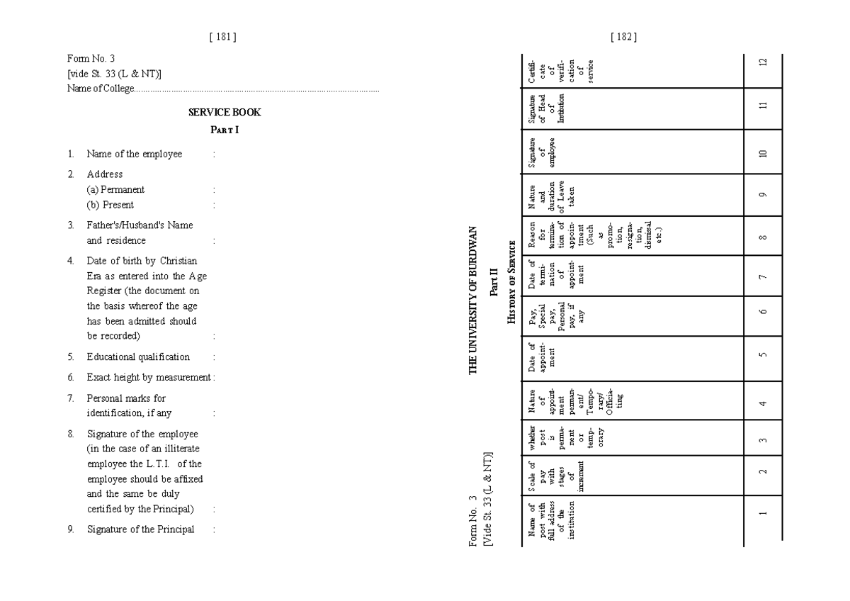 BU Statute-91-95 - Practice With The Same - THE UNIVERSITY OF BURDWAN ...