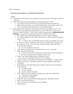 Med Surg 3 Exam 4 Study Guide - Med Surg 3 Exam 4 Ch 6, 49 7 stress, 11 ...