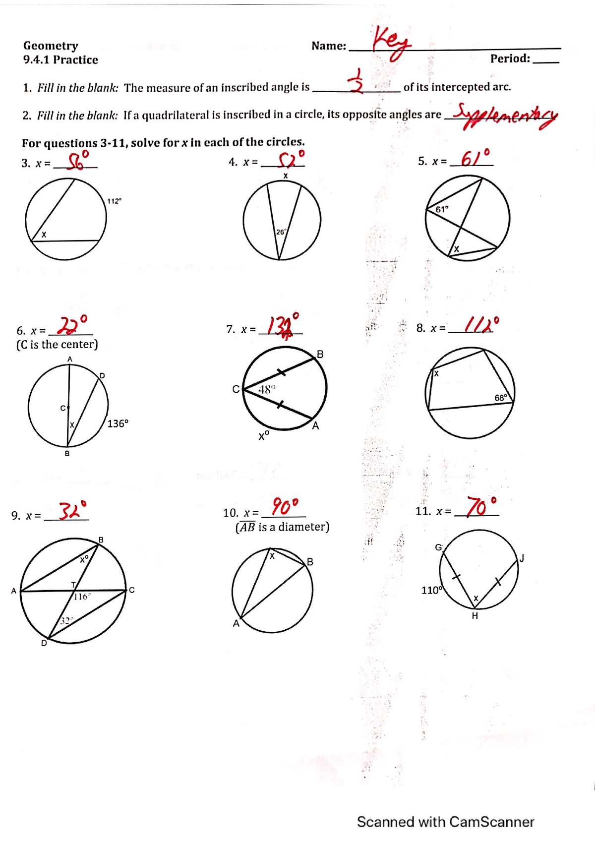 lesson 9 homework 1.4 answer key