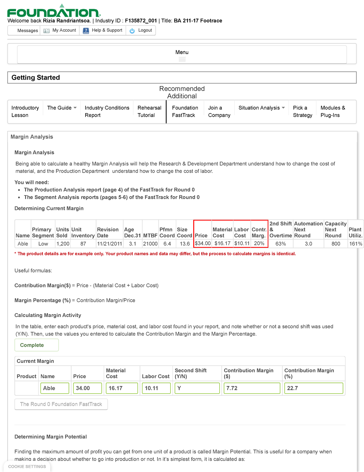 4 Margin Analysis Capsim Portal - Margin Analysis Margin Analysis Being ...