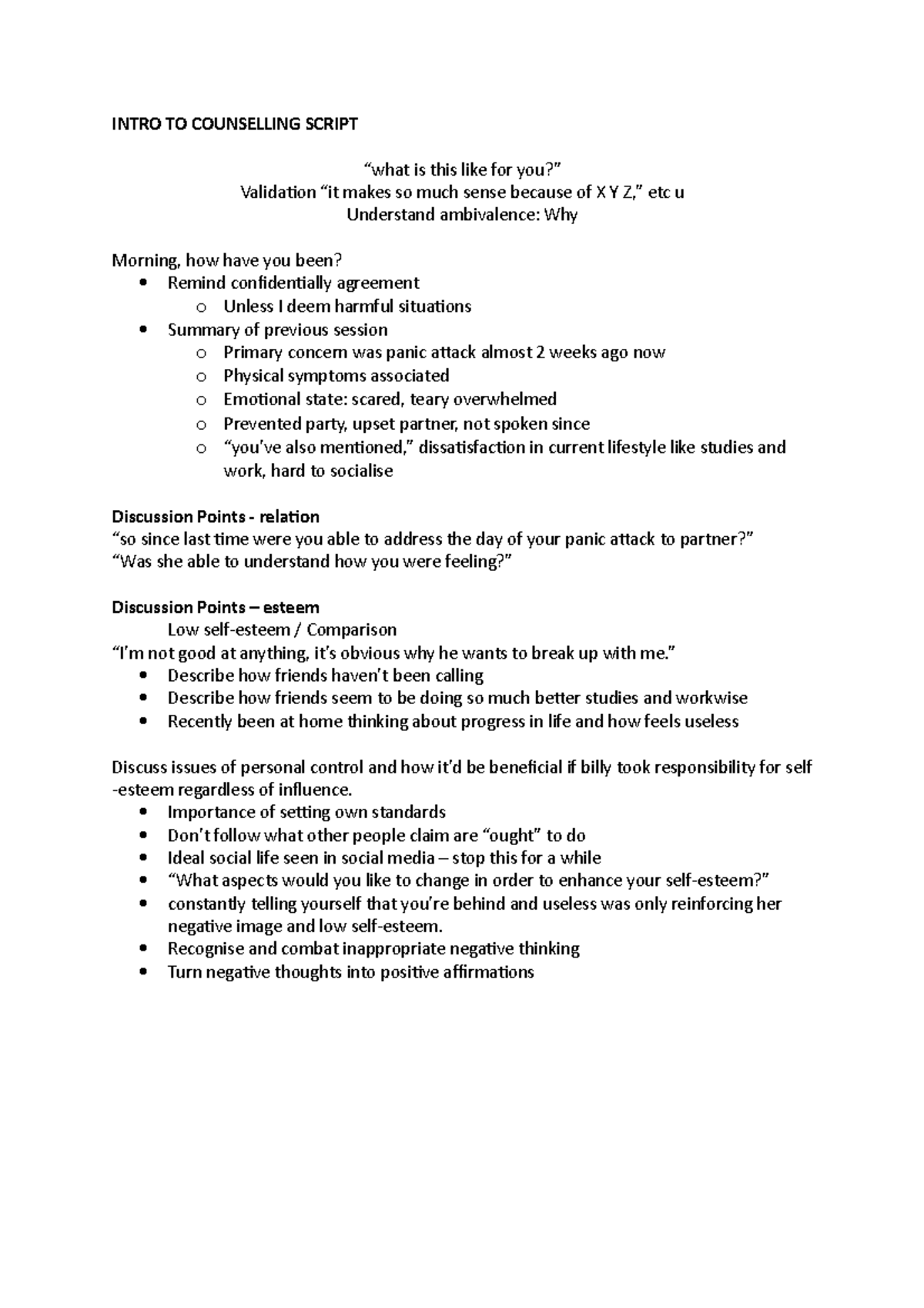 Script for Asessment 1 - PSY3120 - Monash - Studocu