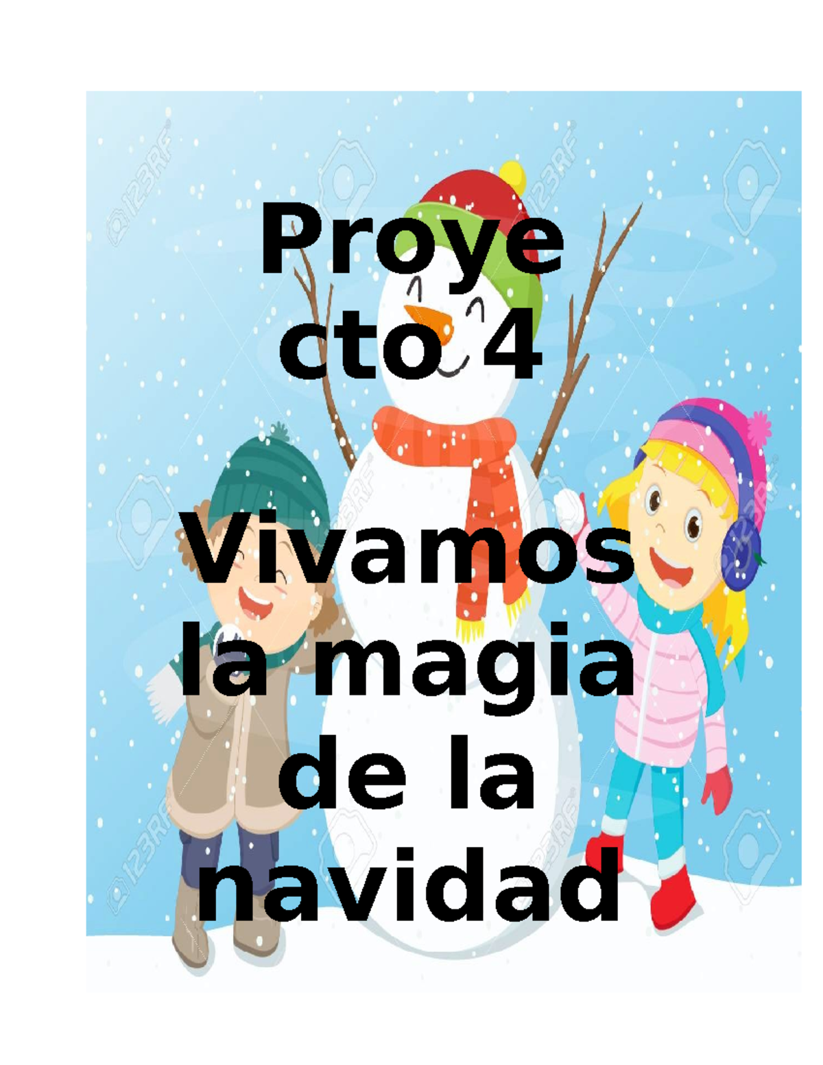 Proyecto 4to periodo 2020 - Proye cto 4 Vivamos la magia de la navidad ...