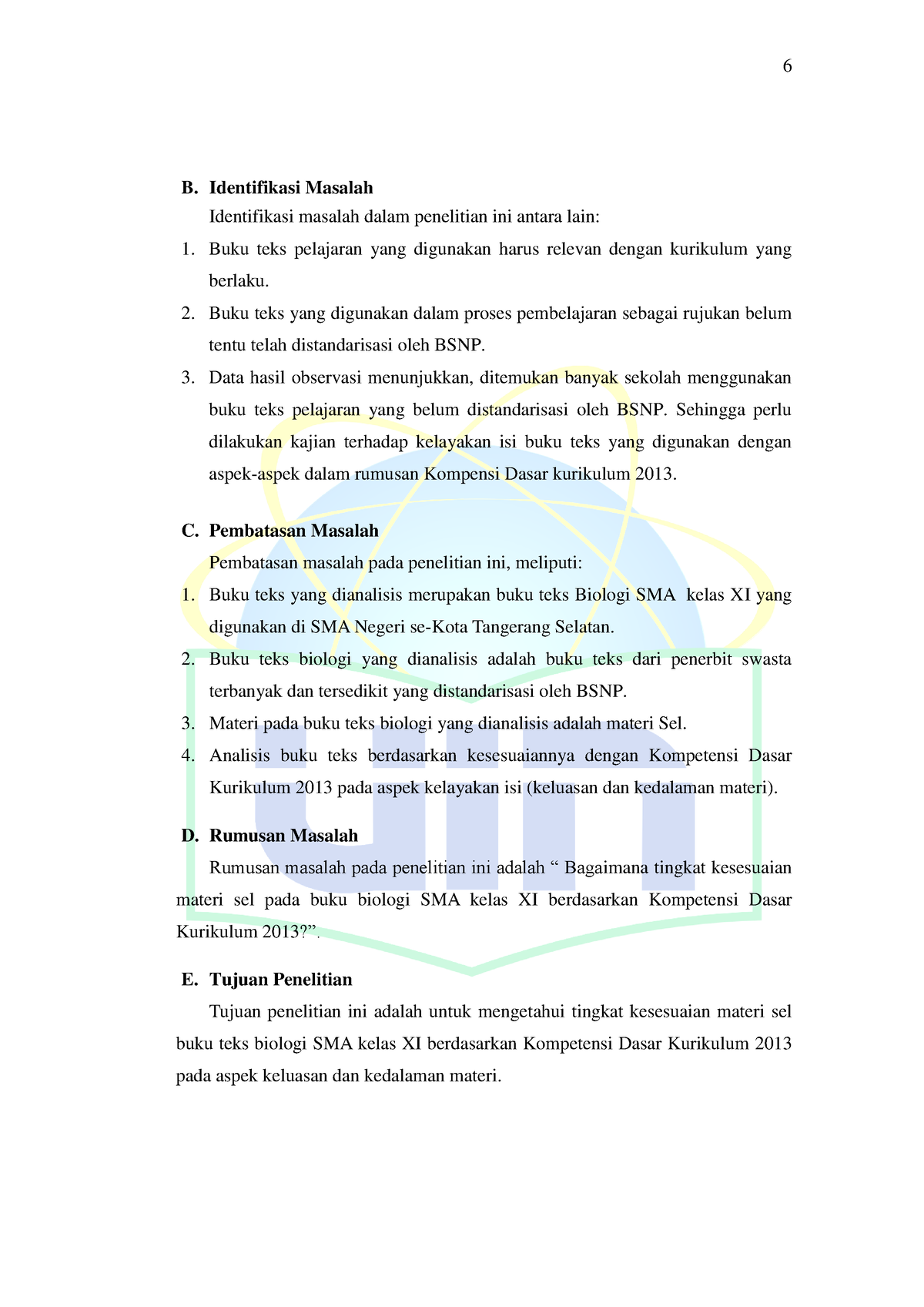 Biologi PDF-20 - Tugas - 6 B. Identifikasi Masalah Identifikasi Masalah ...