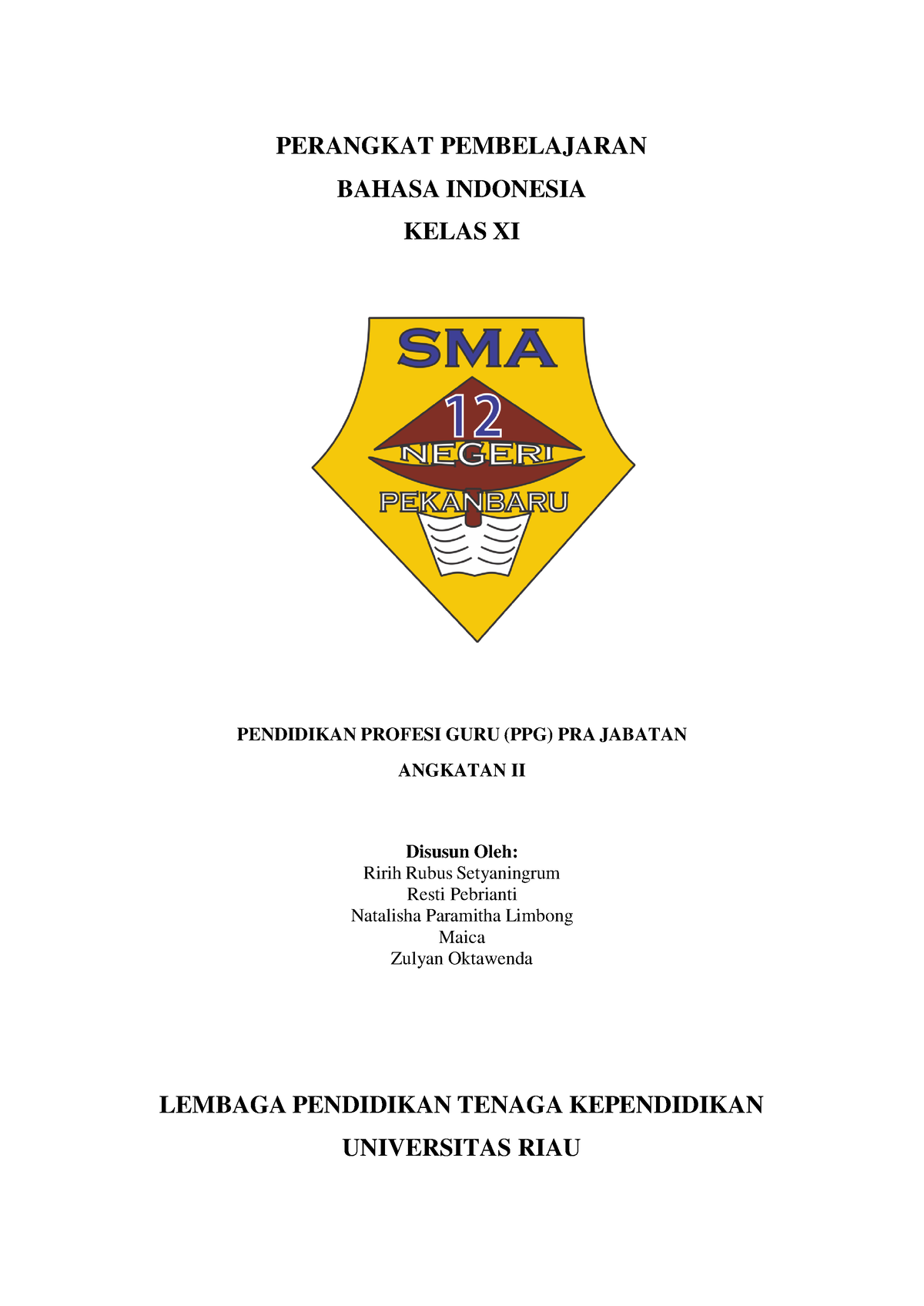 Kelompok 1 - Rencana Pelaksanaan Pembelajaran - PERANGKAT PEMBELAJARAN ...