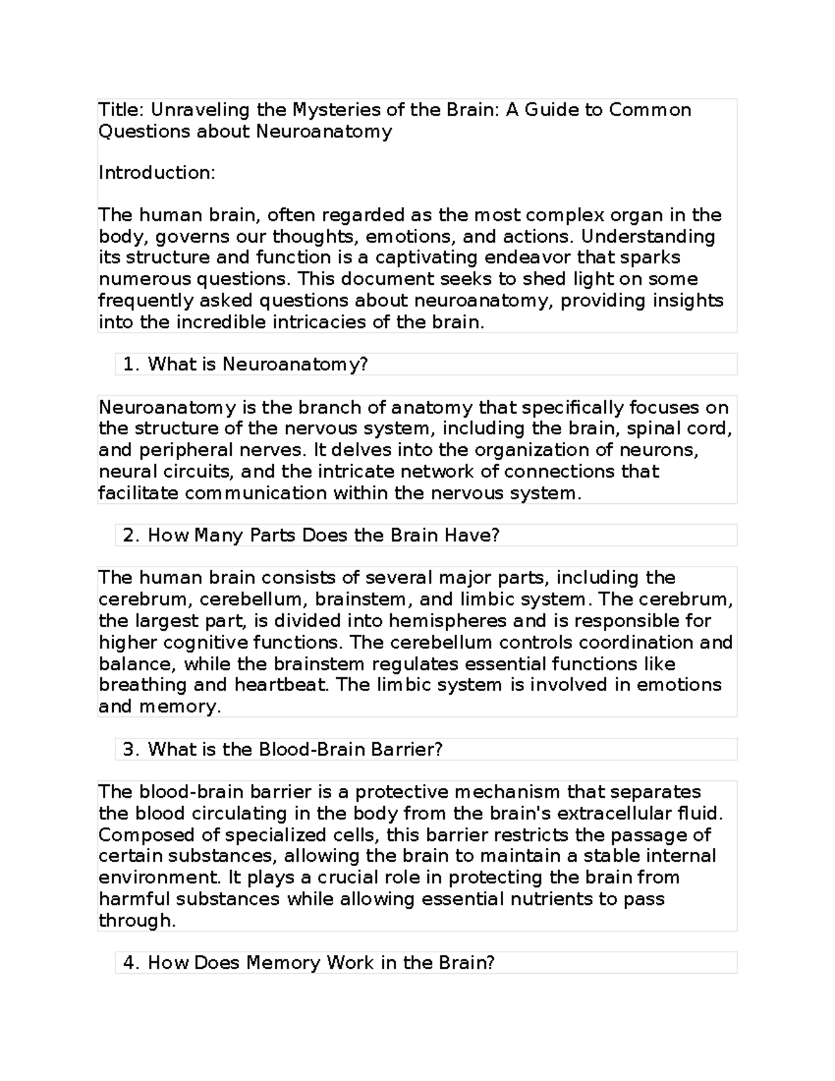 What is Neuroplasticity - Title: Unraveling the Mysteries of the Brain ...