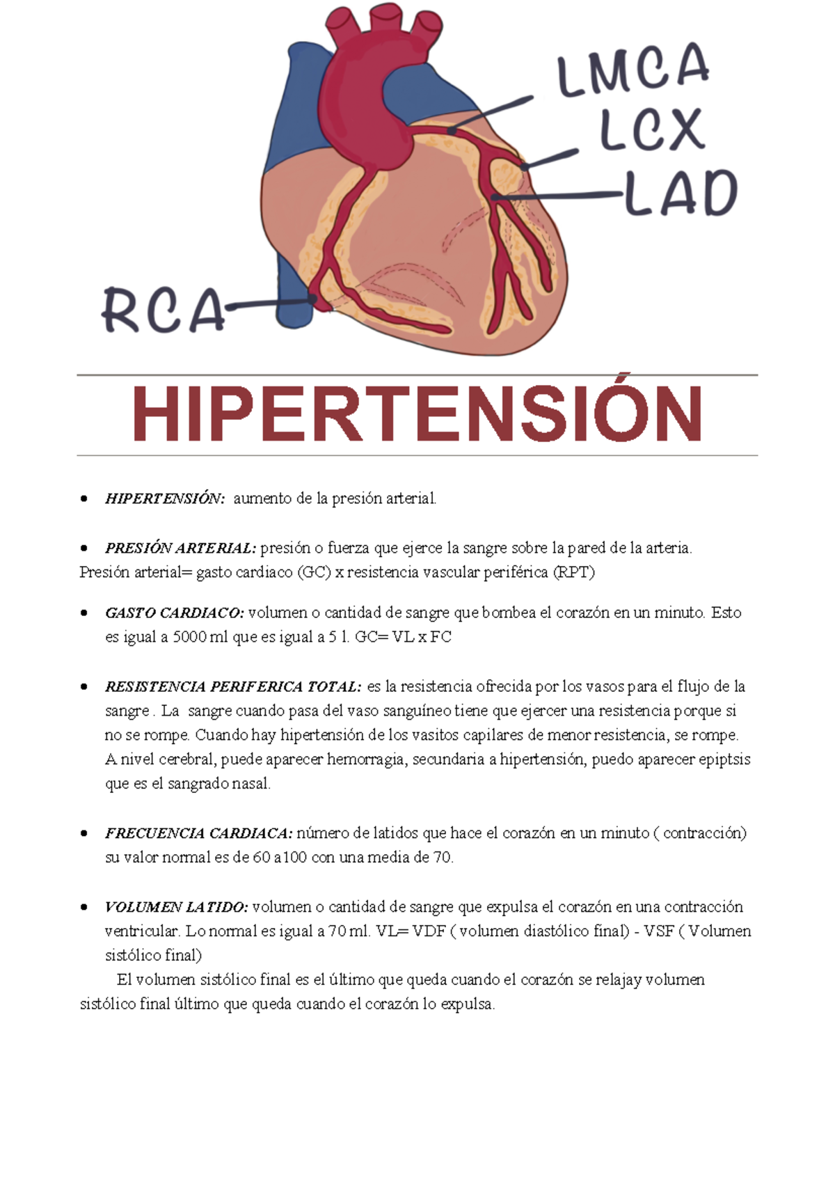 Resumen Fisiopatologia Hipertension - HIPERTENSIÓN HIPERTENSIÓN ...