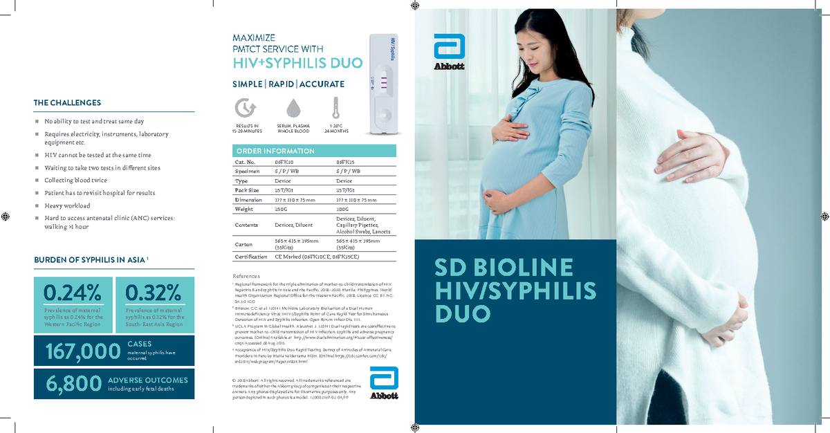 Rapid Hiv Sd Bioline Hiv Syphilis Duo References