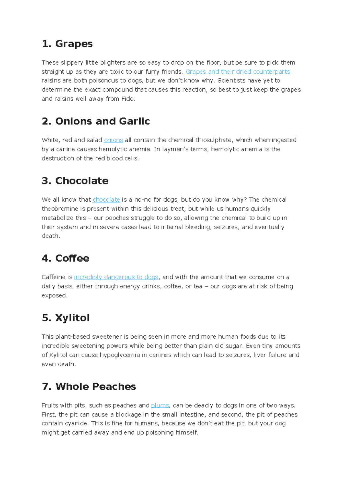 Bad Food For Dogs This Is A List Of Bad Food For Dogs And Why They Are Bad 1 Grapes These