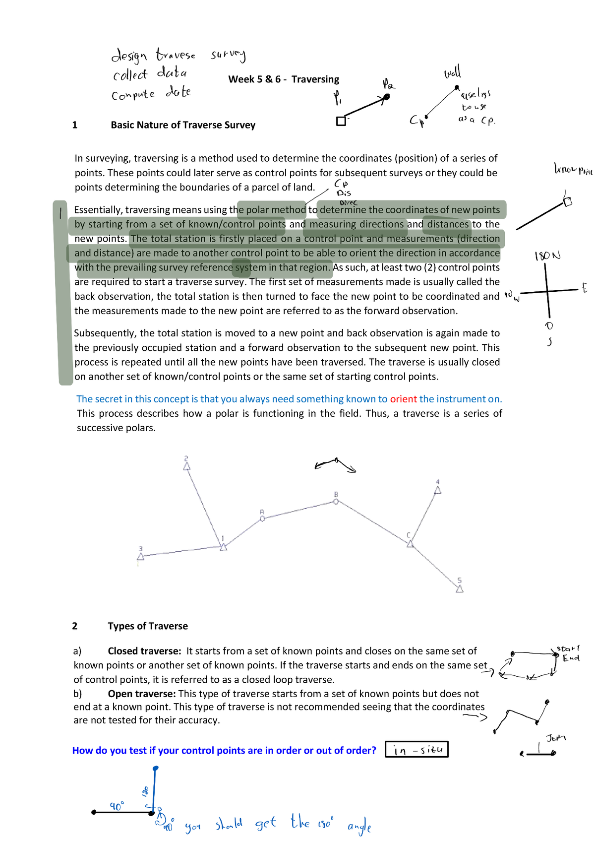 Week 5-6 - Traversing Copy 220822 133214 - Week 5 & 6 - Traversing 1 ...