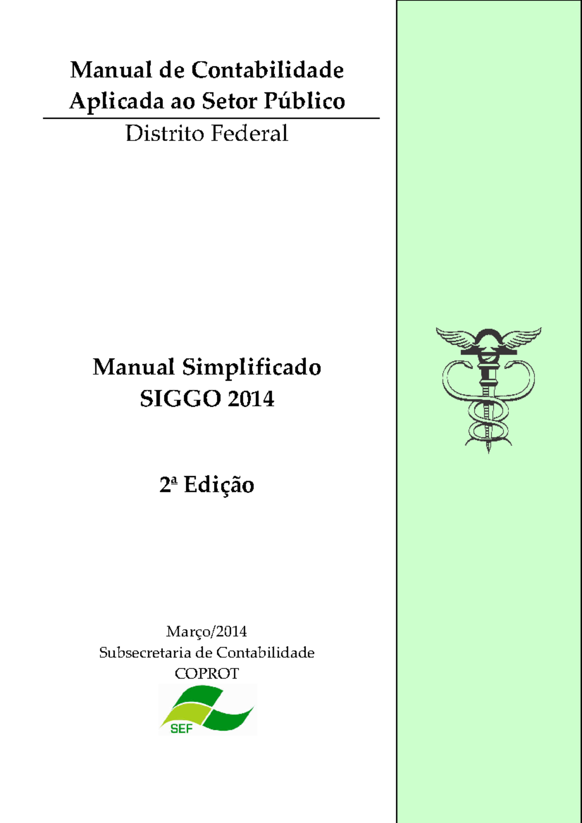 Manual Simplificado Siggo 2014 2 Edicao - Manual de Contabilidade ...