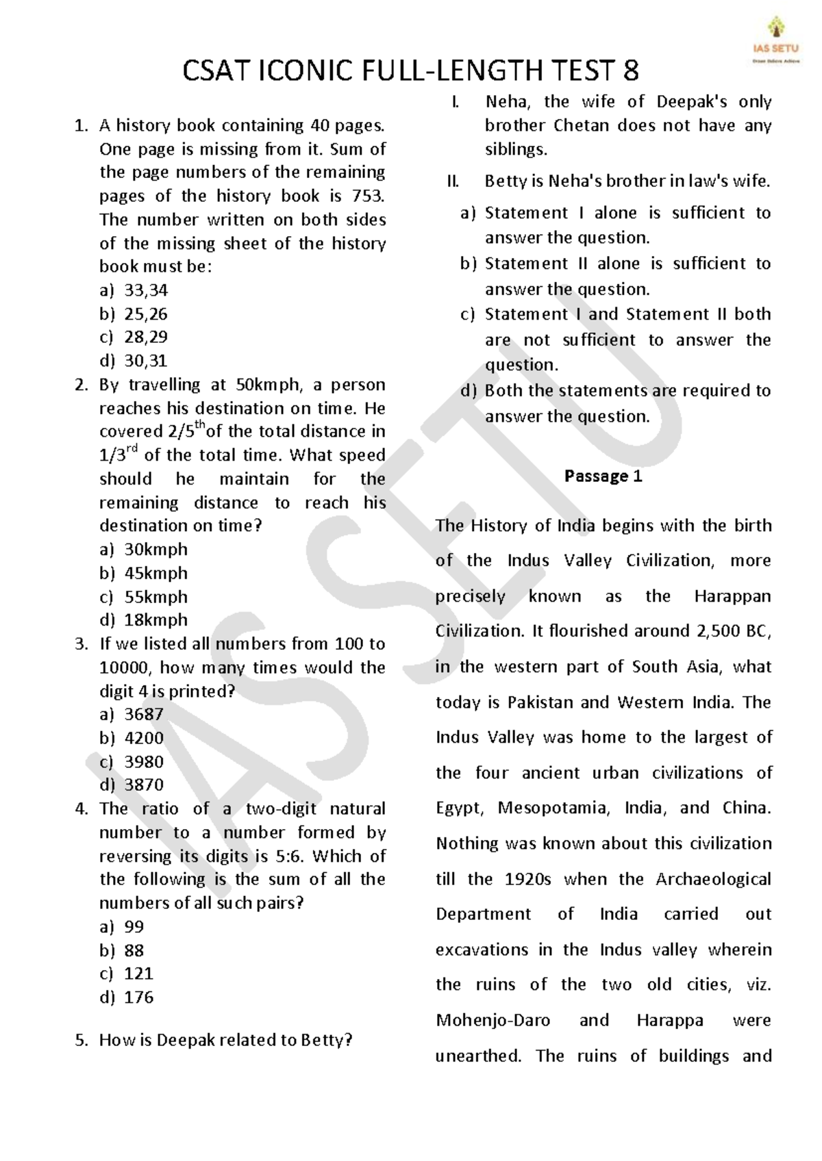 CSAT Full Length Test 8 Iconic 16062873 2023 04 230413 162337 - A ...