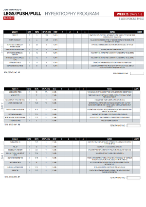 JEFF NIPPARD S LEGS PUSH PULL HYPERTROPHY PROGRAM BLOCK 2 Anesthesie Studocu