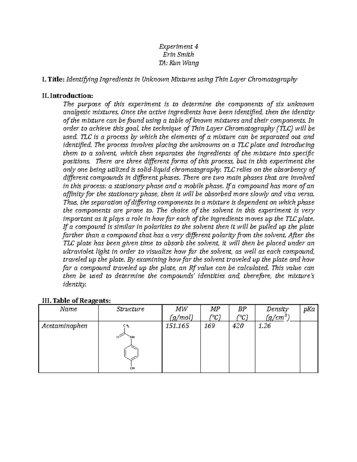 experiment 4 lab report