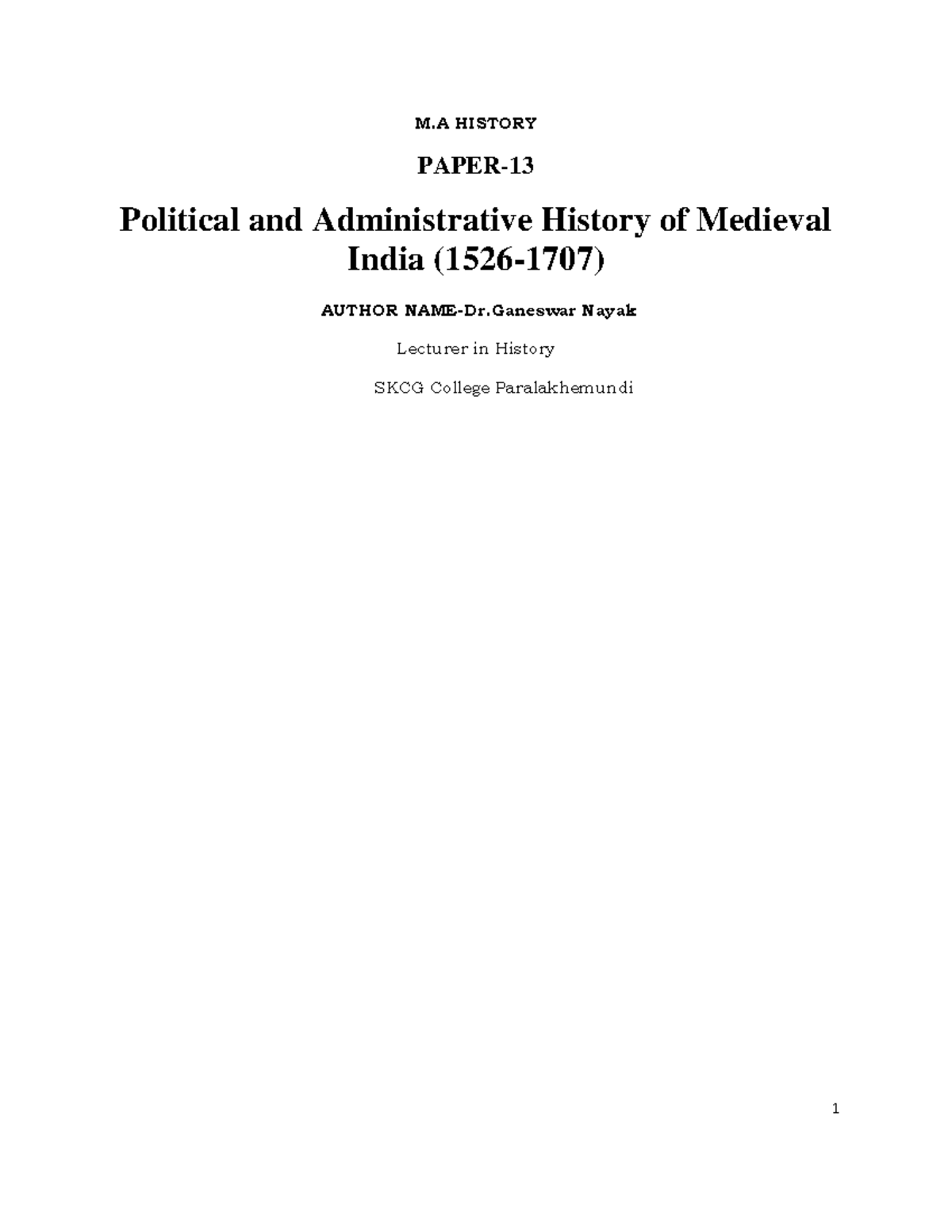 paper-13-nil-m-history-paper-political-and-administrative-history