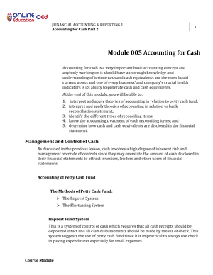 Module 006 Accounting For Receivables (Part 1) - Accounting For ...