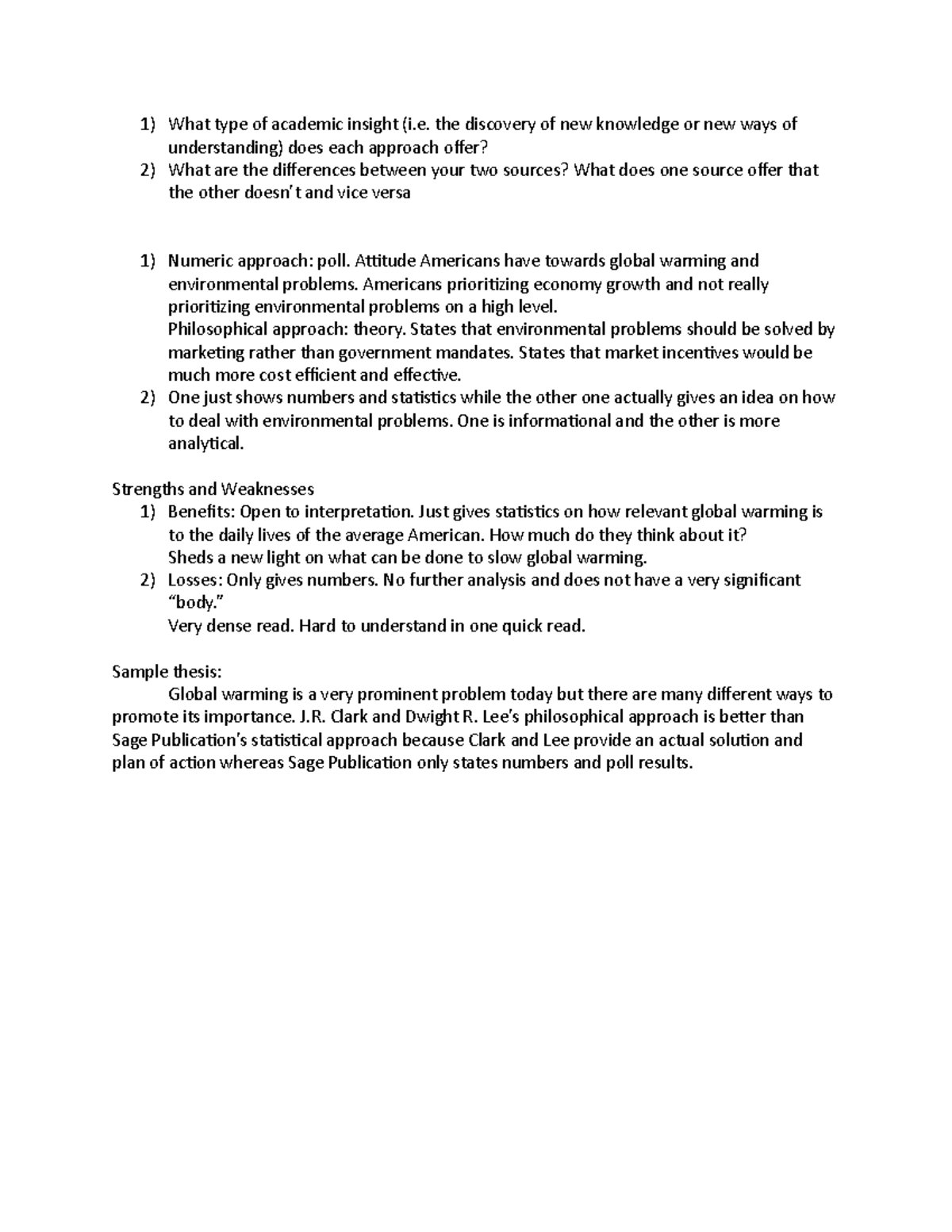 writ2 argument clinic - What type of academic insight (i. the discovery ...