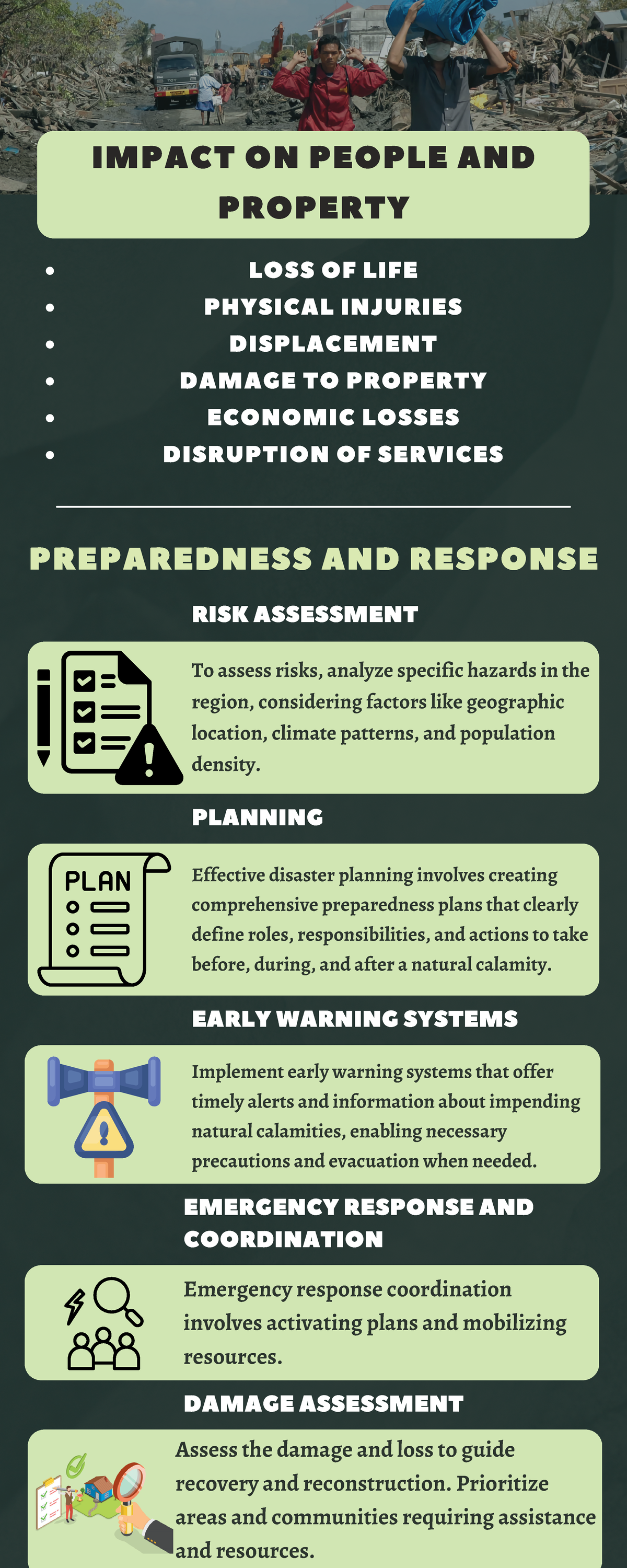 Natural calamities pt 2 - IMPACT ON PEOPLE AND PROPERTY PREPAREDNESS ...