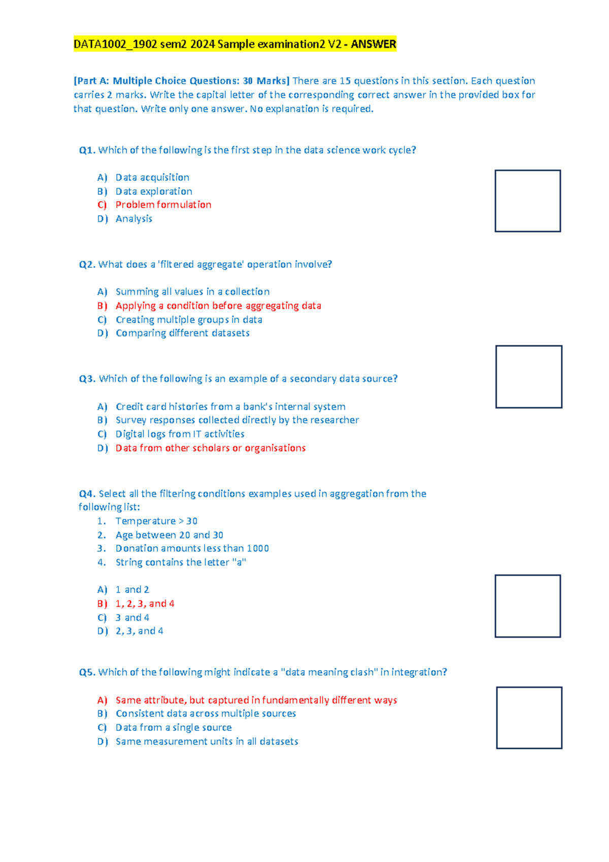 Data1002 1902-2024-sample exam- Answer v2-Student copy - [Part A ...