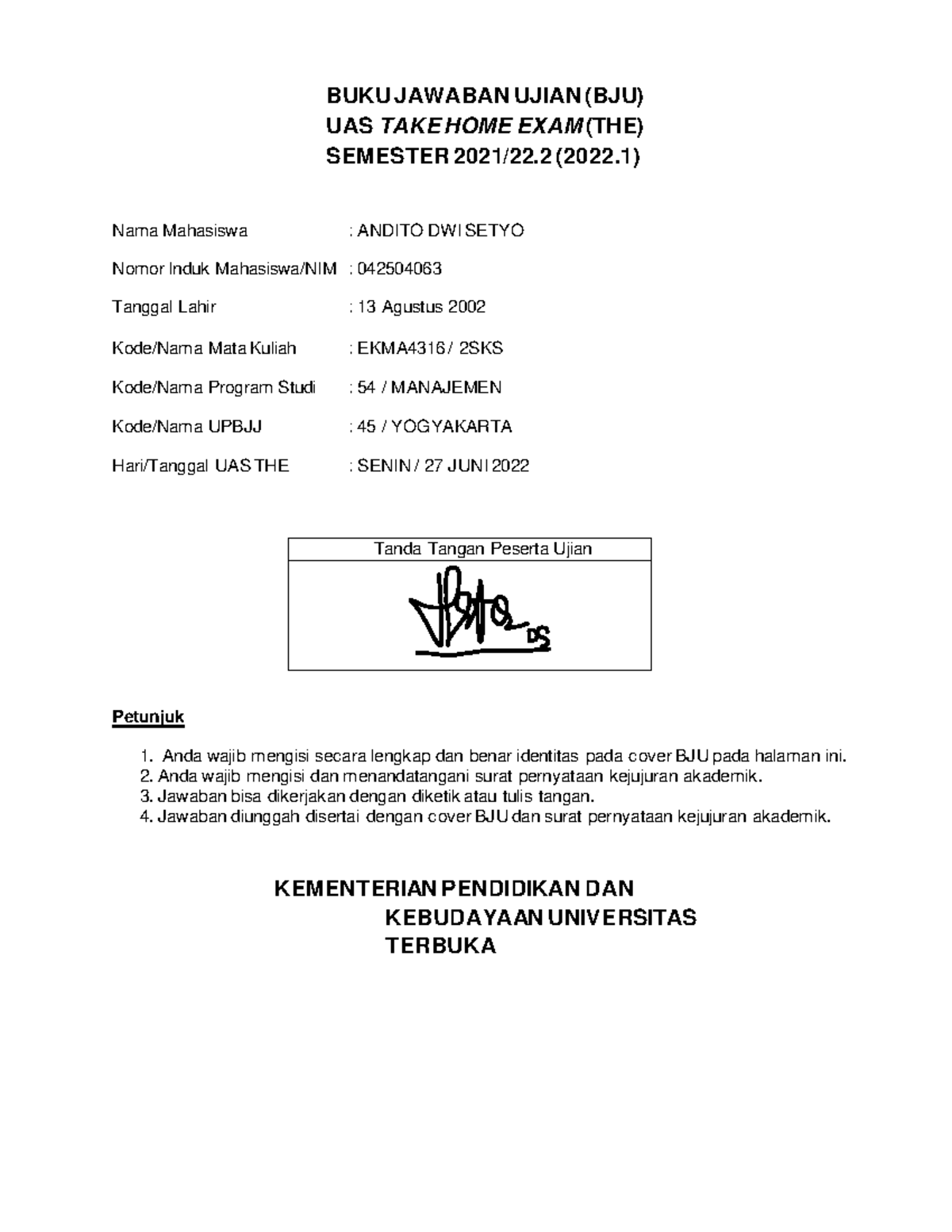 042504063 EKMA4316 Hukum Bisnis - BUKU JAWABAN UJIAN (BJU) UAS TAKE ...