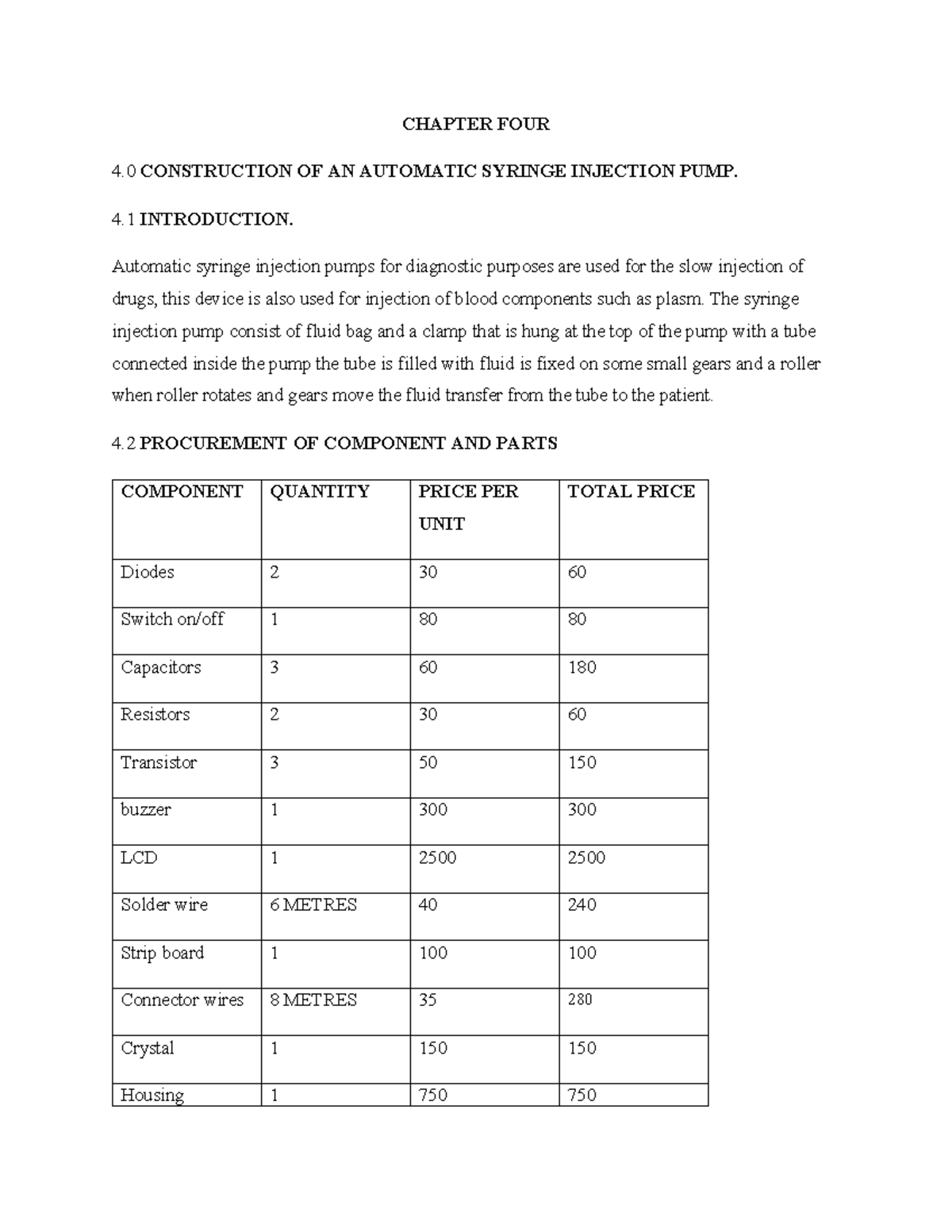 Chapter FOUR-WPS Office - CHAPTER FOUR 4 CONSTRUCTION OF AN AUTOMATIC ...