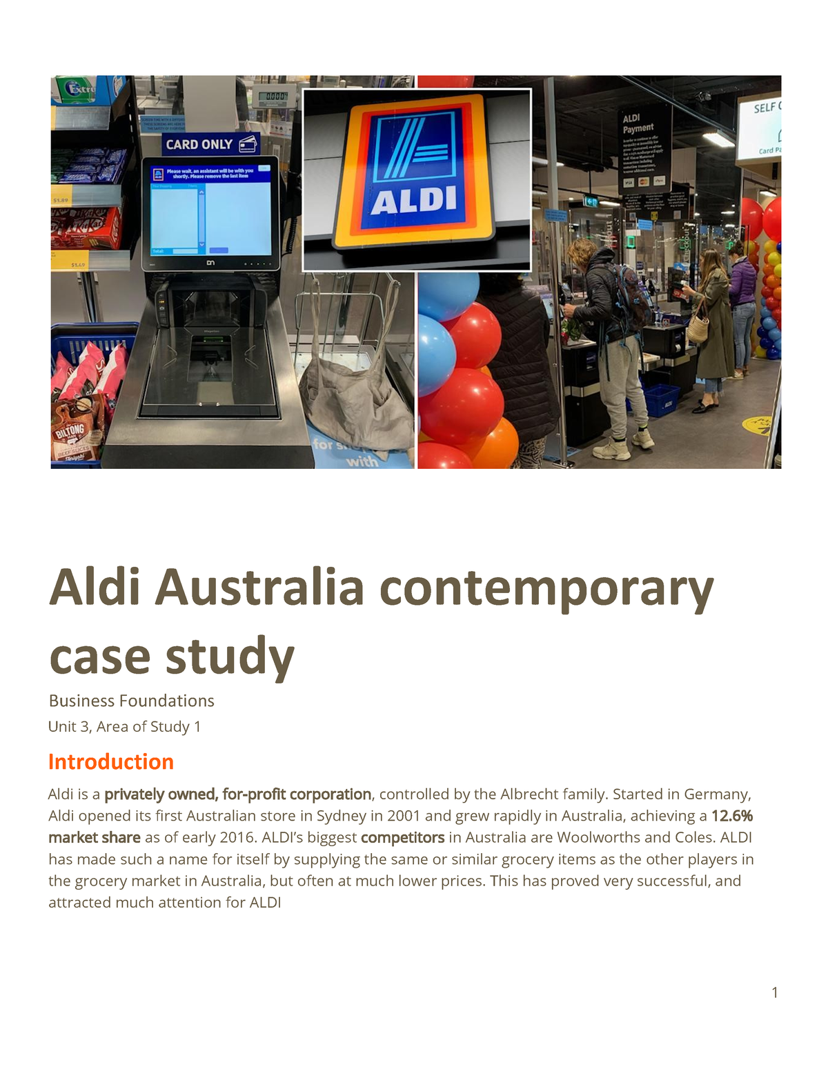 aldi case study slideshare