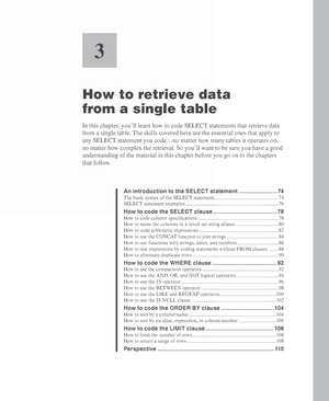 Murach’s My SQL 2nd Edition Textbook - Chapter 2 - CIS 5550 - Studocu