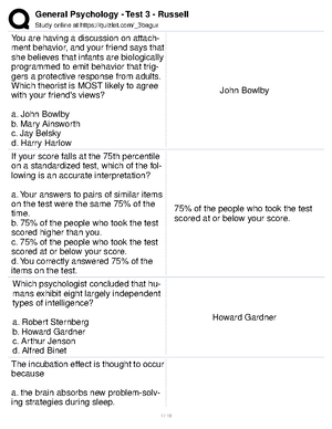 Psych 1010 Textbook Notes Chapter 6 Memory - Psych 1010 Textbook Notes ...