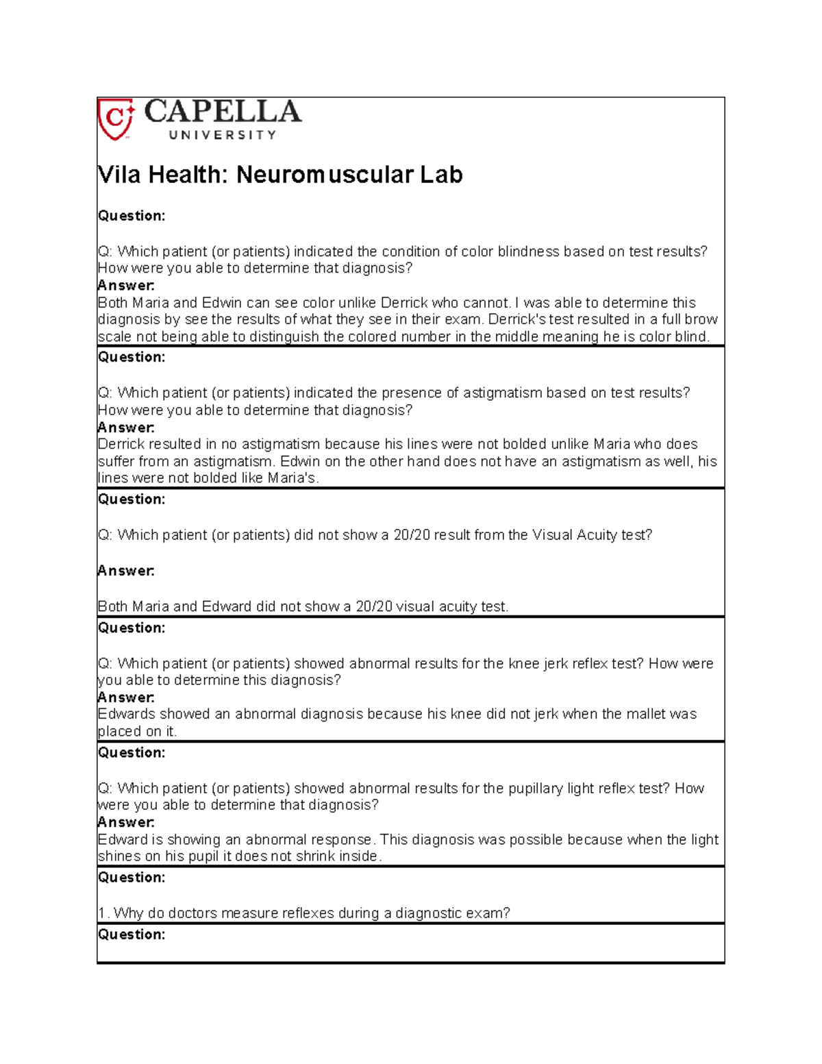 Neuromuscular lab - labs about the cardio vascular health - Vila Health ...