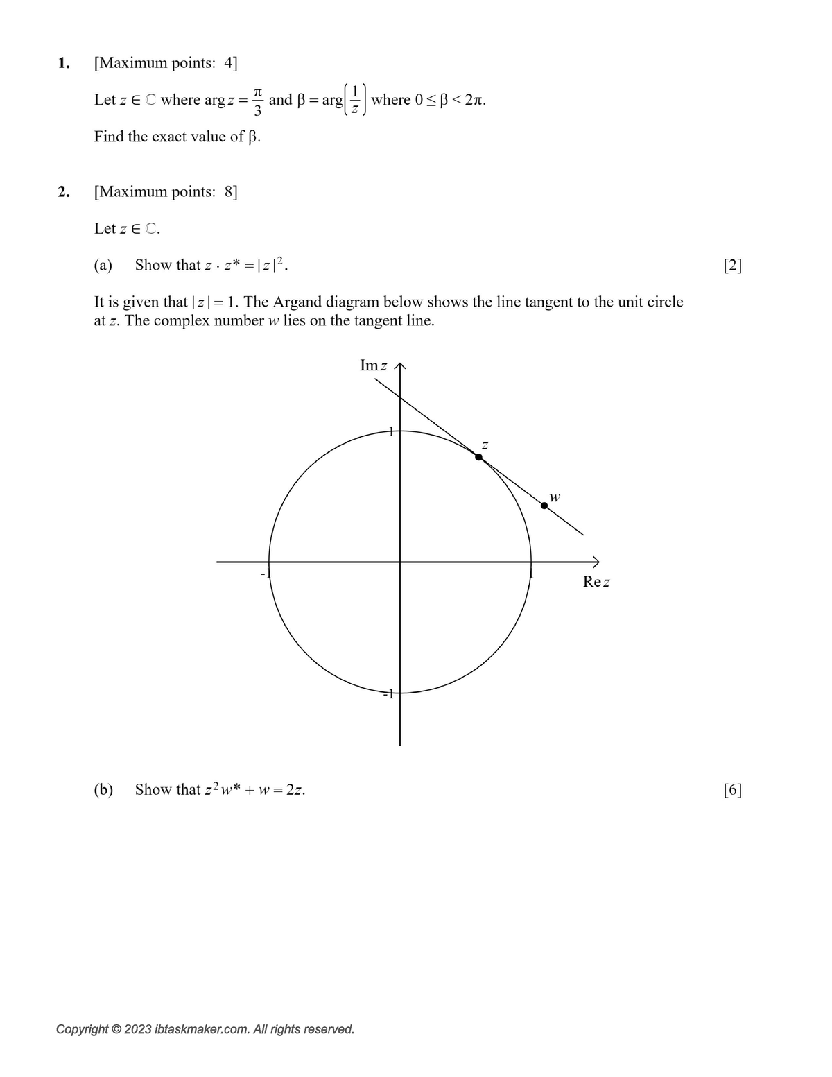 worksheet-1on-complex-numbers-ib-math-aa-hl-studocu