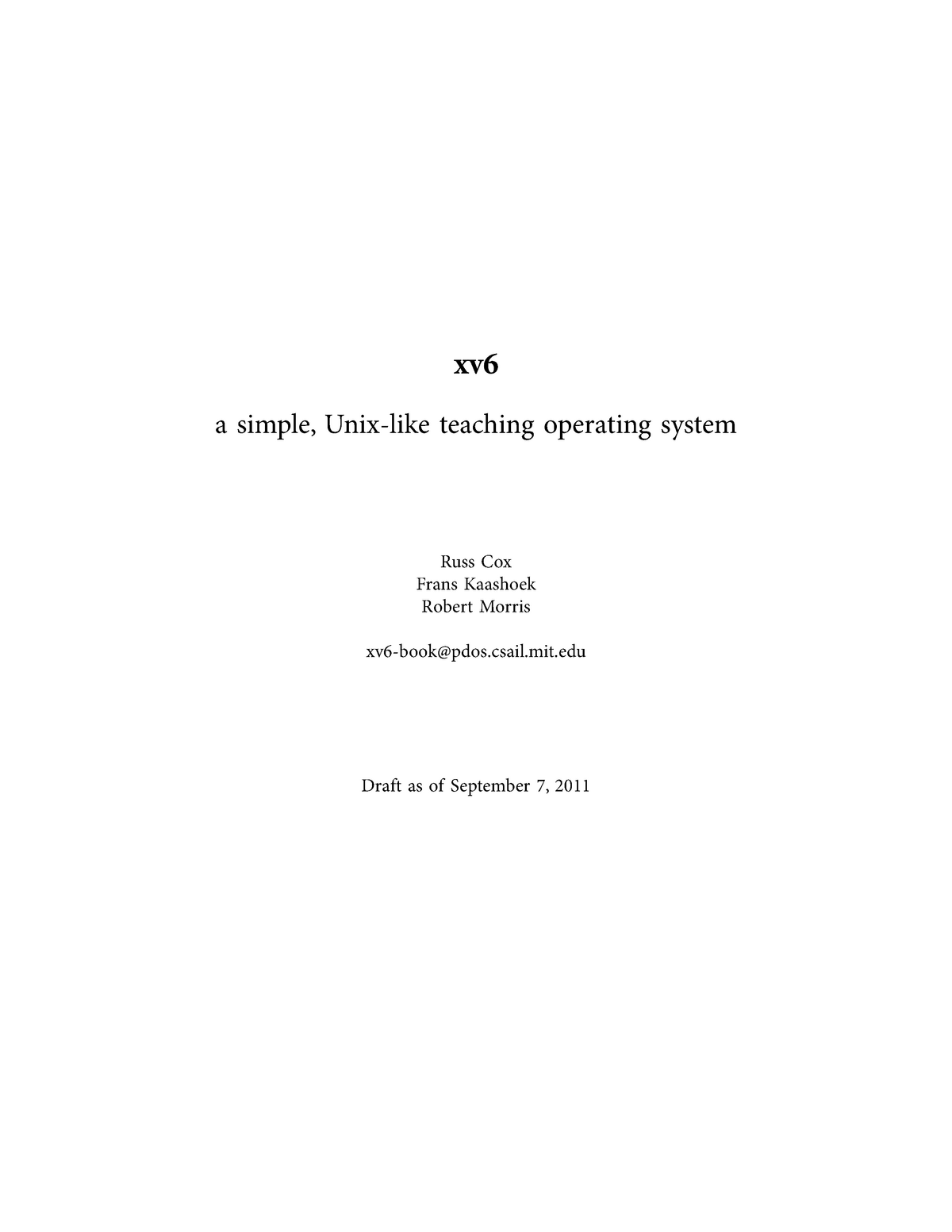 os-xv1-xv-a-simple-unix-like-teaching-operating-system-russ-cox