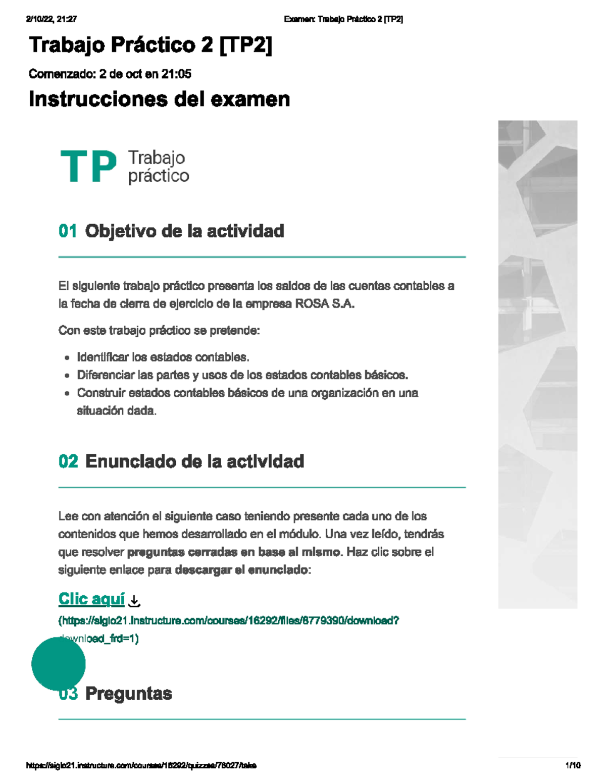 TP 2 - Contabilidad ROSA MP RV1 95% - Contabilidad Básica y de Gestión ...