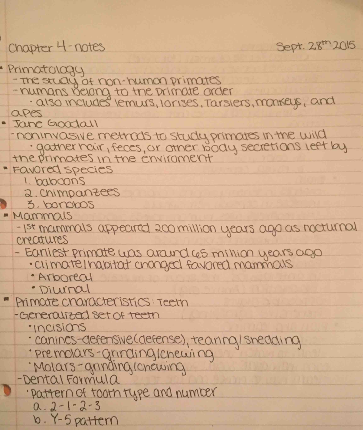 Lecture notes, lectures 1-10 - Hand written notes test reviews and ...