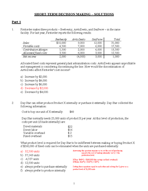 ACCT 102 Spring 2021 - Exam 2 - Practice Exam B - Solutions ...