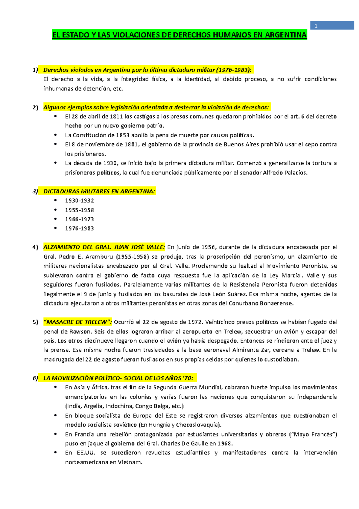 El Estado Y Las Violaciones De Derechos Humanos En Argentina 1 El Estado Y Las Violaciones De Studocu