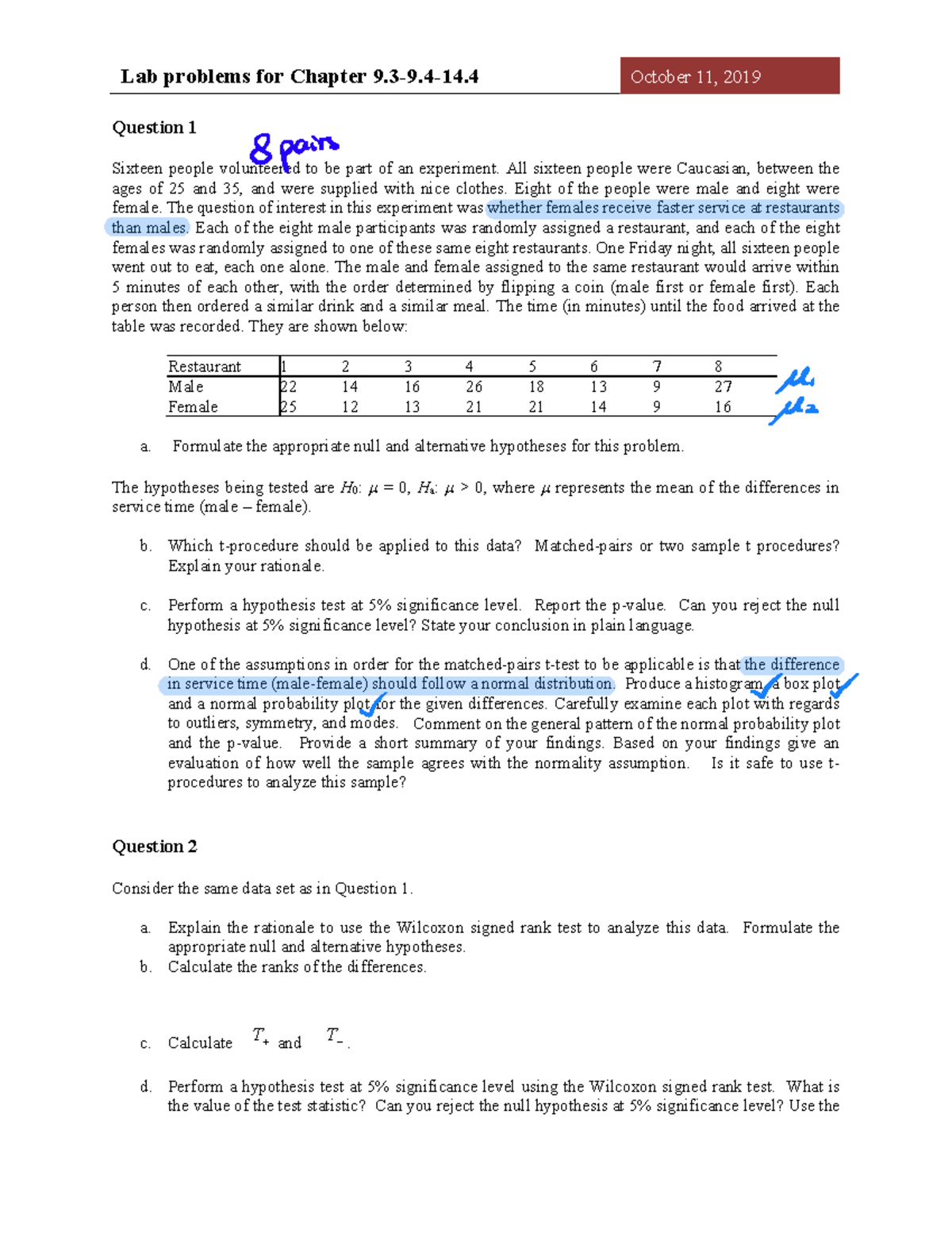 Lab exercises 9.3 14.4 Done - Lab problems for Chapter 9.3-9.4-14 ...
