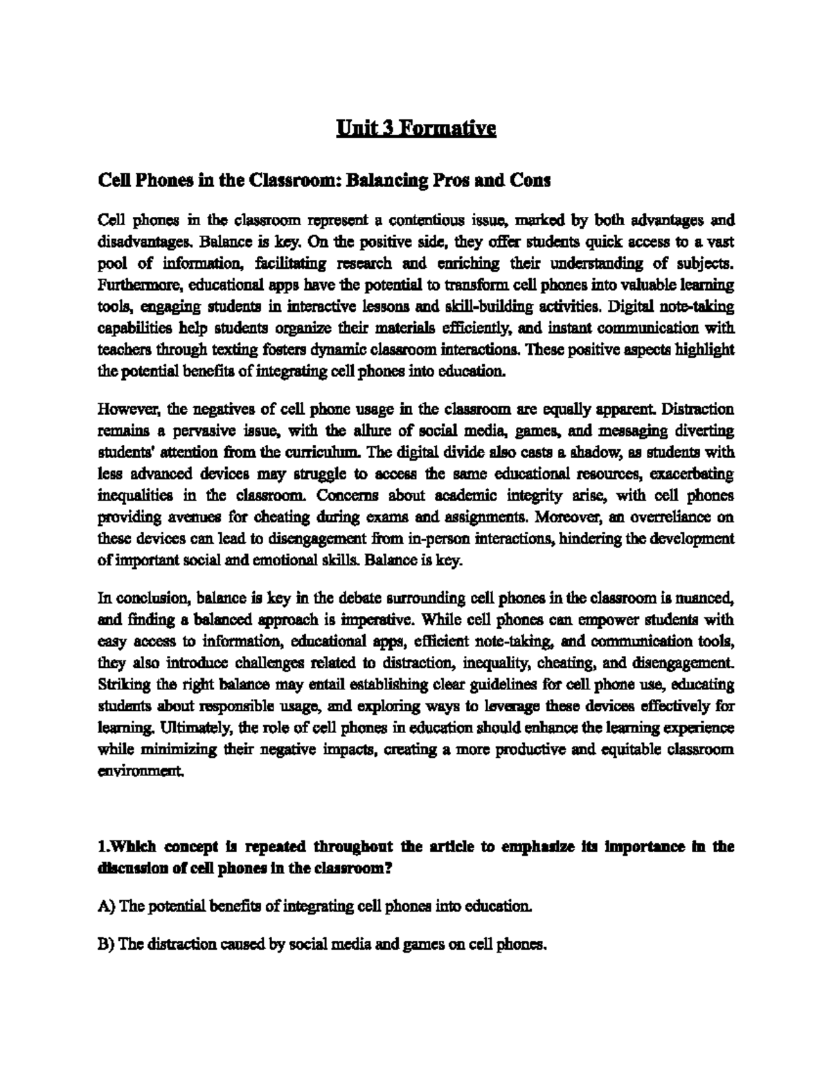 Unit 2 Part 2 Formative PDF - HIST 350 - Studocu