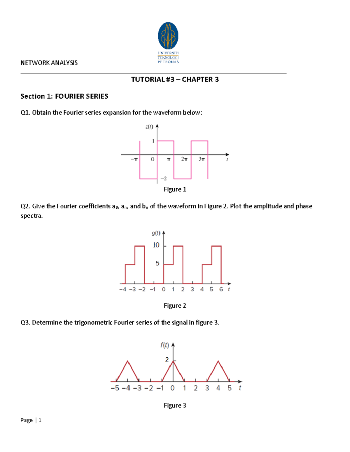 Tutorial 3 - Chapter 3 Network Analysis Question - - Studocu