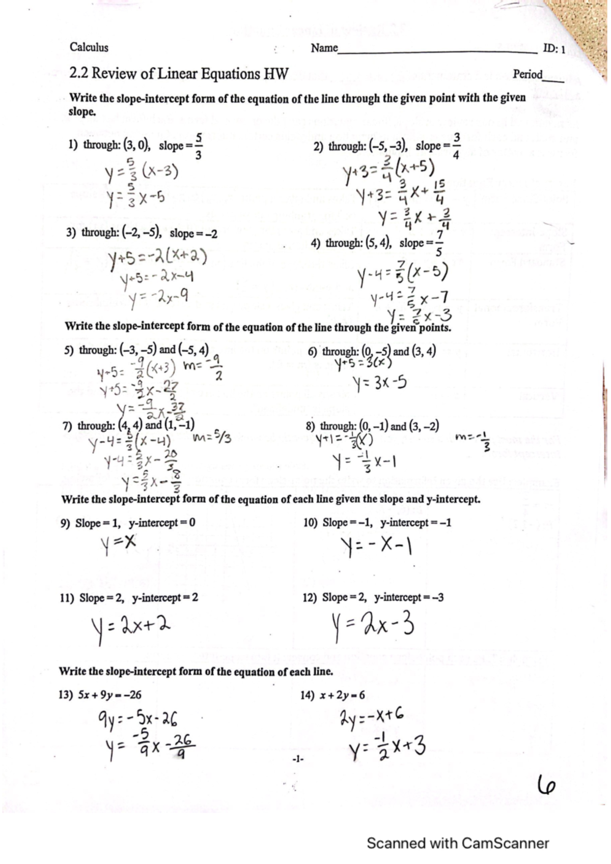 Cam Scanner math homework - Studocu