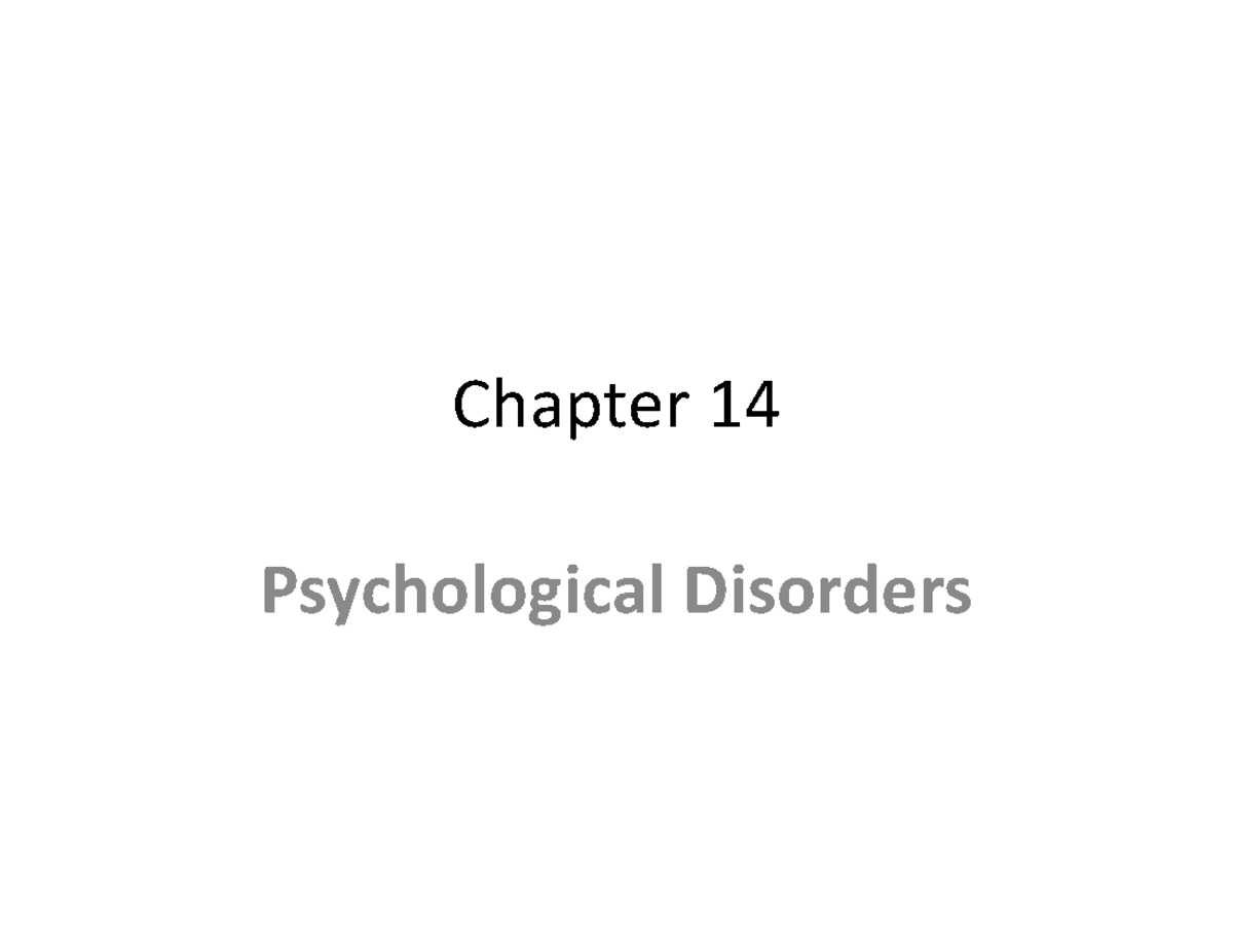 psychology-disorder-chapter-14-psychological-disorders