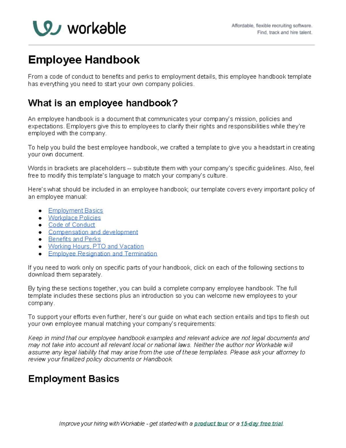 Employee-Handbook-1 - Employee handbook, how to write one effectively ...